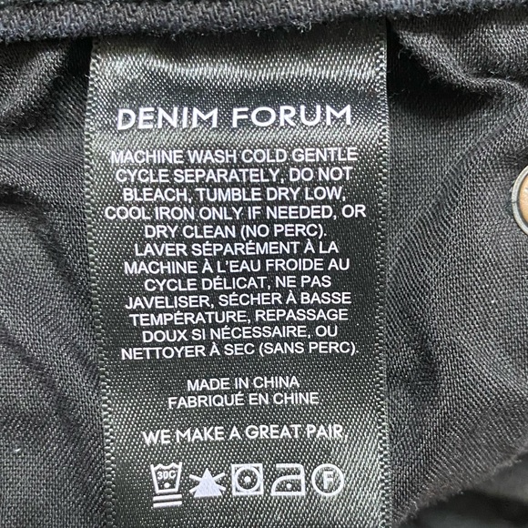 Aritzia / Denim Forum Yoko High Rise Slim - Picture 9 of 10